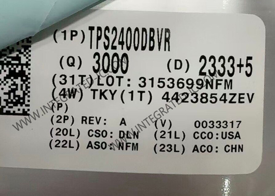 TPS2400DBVR chip di circuito integrato 5.5V controllore di protezione da sovratensione con protezione transitoria di ingresso 100V