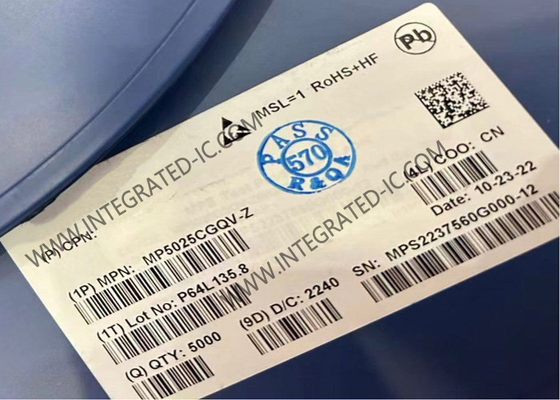 MP5025CGQV Chip di circuito integrato 16V 15A 3mΩ Dispositivo di protezione da scambio a caldo con monitoraggio della corrente
