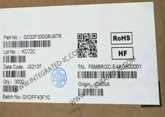 GD32F330G8U6TR Microcontrollore MCU 84MHz Entry Level 32Bit Microcontrollori QFN28
