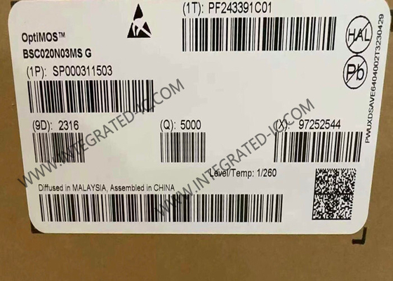 BSC020N03MSG chip di circuito integrato 30V OptiMOS N-Channel Power MOSFET transistor