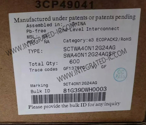 SCTWA40N12G24AG Chip di circuito integrato 1200V Transistor MOSFET a potenza di carburo di silicio