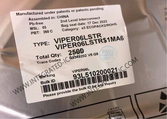 VIPER06LSTR circuito integrato chip risparmio energetico convertitore ad alta tensione per il feedback diretto