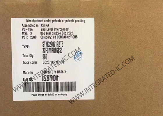 STM32F071RBT6 Microcontrollore MCU 128 KB Flash STM32F0 Microcontrollore MCU