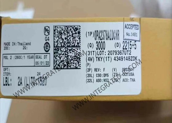 OPA2378AIDCNR circuito integrato chip doppio basso rumore 900KHz amplificatore operativo di precisione