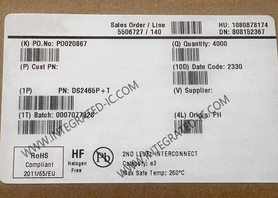 DS2465P Chip di circuito integrato DeepCover Secure Authenticator TSOC-6 1-Wire Controller
