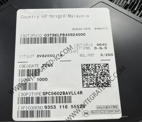SPC5602BAVLL4R Microcontrollore MCU 48MHz 32 bit Microcontrollore a singolo nucleo IC LQFP100