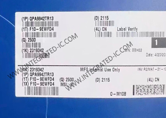 WIFI 6 Chip QPA9942TR13 3600MHz Amplificatore ad alta efficienza da 4 watt