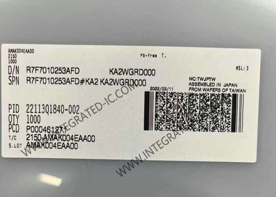 R7F7010253AFD Microcontrollore MCU 32 bit 120 MHz Microcontrollore MCU per il controllo del corpo