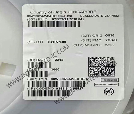 88W8987-A2-EAHE Modulo di comunicazione wireless altamente integrato 2,4/5 GHz Wi-Fi a doppia banda 5 e BT a singolo chip