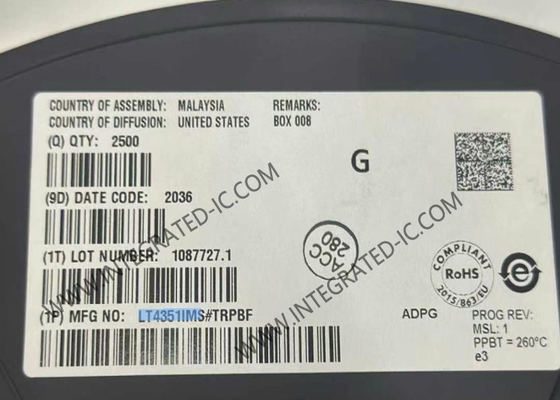 LT4351IMS Controller di circuito integrato a chip ORing MSOP10