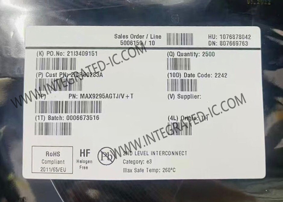 Chip di circuito integrato MAX9295AGTJ/V DSI Input Serdes GMSL2 Serializer