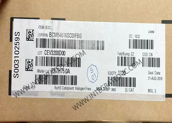 BCM54616SC0IFBG Transceiver Ethernet IC a singolo chip integrato a tre velocità