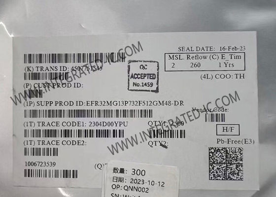 Modulo di comunicazione wireless EFR32MG13P732F512GM48-DR Trasmettitore RF wireless multi-protocollo