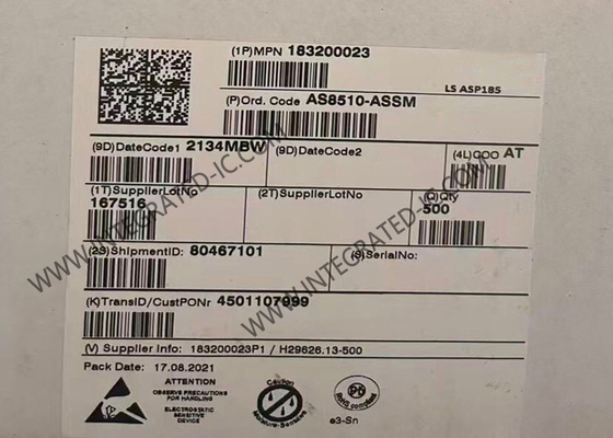 AS8510-ASSM chip di circuito integrato 16 bit di acquisizione dati front-end IC SSOP20