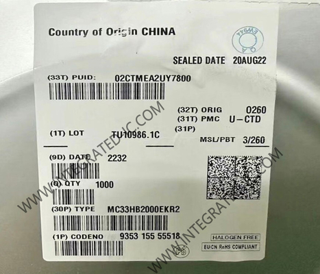 Chip di circuito integrato MC33HB2000EKR2 H-Bridge Brushed DC Motor Driver