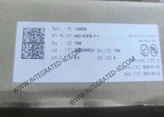 Driver multifase IC 48-LQFP del motore del chip A4911KJPTR-T-1 del circuito integrato