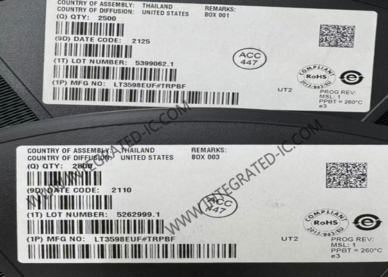 LT3598EUF chip di circuito integrato a 6 corde driver IC a LED 30mA driver IC di illuminazione a LED