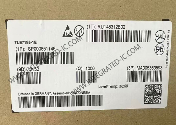 TLE7185-1E Chip di circuito integrato 80mA Gate Driver IC 3Phase Bridge Driver IC