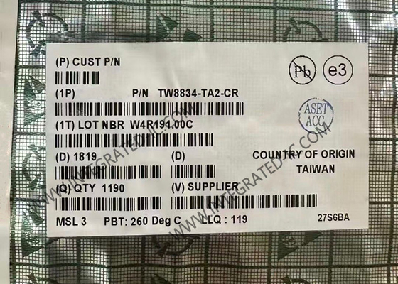 TW8834-TA2-CR circuito integrato chip LCD video processore TQFP100 display processori