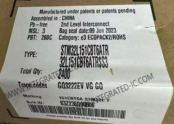 STM32L151CBT6ATR Microcontrollore MCU a potenza ultra-bassa 32 bit ARM Cortex-M3 MCU