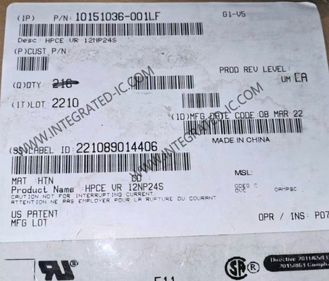 10151036-001LF connettori card edge connettori HPCE VR 12NP24S connettori