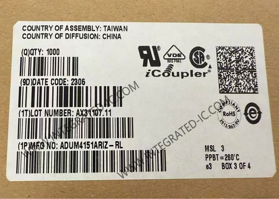 ADUM4151ARIZ Circuito Integrato Chip Isolatori Digitali 5000Vrms SOIC20 Isolatori SPI