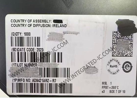 AD8421ARZ Chip a circuito integrato 10MHz Amplificatori di strumentazione a bassa potenza SOIC8