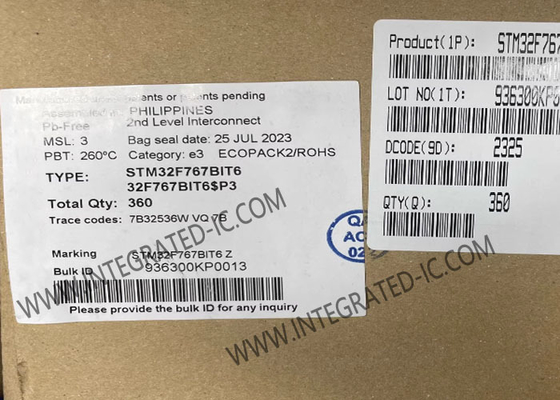 STM32F767BIT6 Microcontrollore MCU ad alte prestazioni ARM Cortex M7 Microcontrollore IC