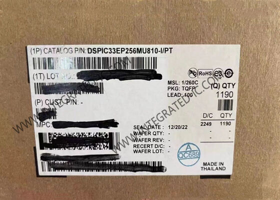 DSPIC33EP256MU810-I/PT Microcontrollore MCU 60MIPS 16-bit DSC con doppio controllo motore