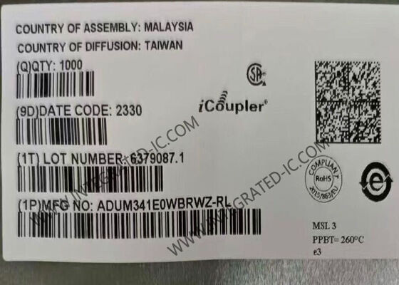 ADUM341E0WBRWZ 4 canali IC di isolamento digitale automobilistico con isolamento 5700Vrms