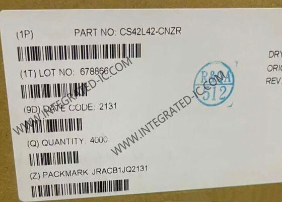 CS42L42-CNZR Codec Audio a Basso Consumo con Gamma Dinamica Elevata e Interfaccia MIPI SoundWire
