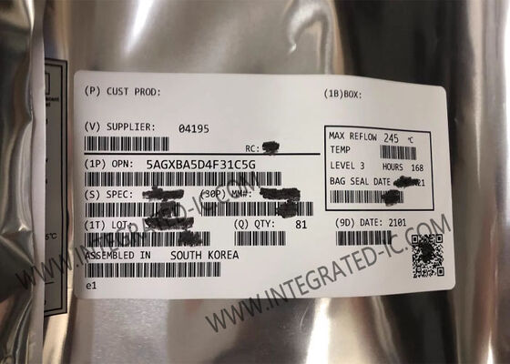 5AGXBA5D4F31C5G Field Programmable Gate Array FPGA IC con logica programmabile integrata per applicazioni ad alte prestazioni