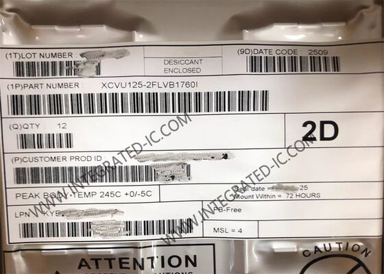 XCVU125-2FLVB1760I Virtex UltraScale FPGA IC 89520LAB 1760-FCBGA Campo programmabile gate array