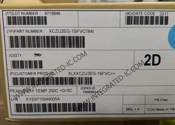 XCZU2EG-1SFVC784I Zynq UltraScale+ MPSOC EG Sistema su chip Gate array programmabile sul campo FPGA