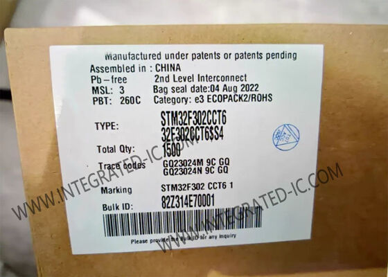Microcontrollore MCU STM32F302CCT6 ad alte prestazioni a 32 bit con velocità di 72 MHz