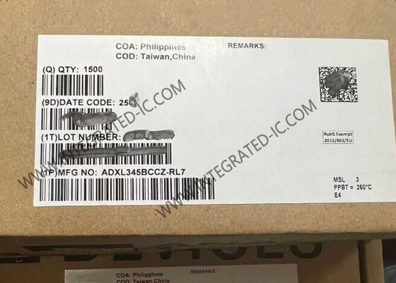 ADXL345BCCZ Ultra Low Power Tri-Axis Digital Accelerometer Sensor IC con uscita digitale