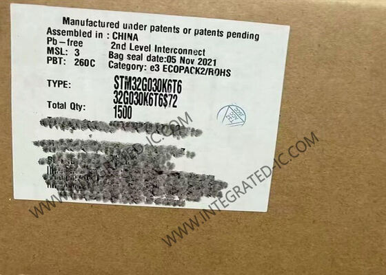 Microcontrollore STM32G030K6T6 MCU Microcontrollore a 32 bit IC 64MHz MCU Mainstream Value-Line