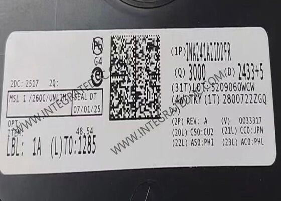 INA241A2IDDFR Amplificatore del senso di corrente chip di circuito integrato con rigetto PWM potenziato