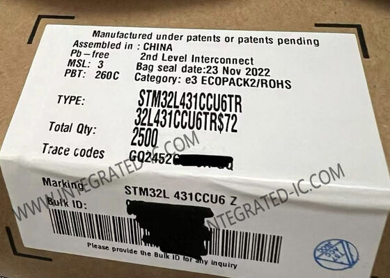 STM32L431CCU6 Microcontrollore MCU 32-bit Single-Core 80MHz 256KB Flash Microcontrollore IC