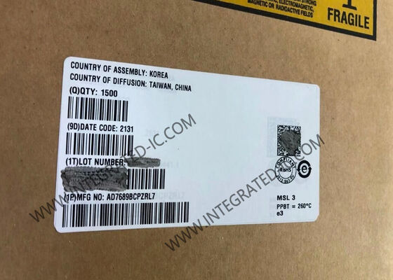AD7689BCPZ Convertitore Analogico-Digitale a 16 bit, 8 canali, 250 kS/s, Circuito Integrato, Chip LFCSP-20