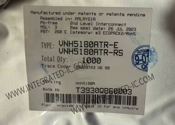VNH5180ATR Circuito Integrato Chip Power MOSFET Driver Motore Parallelo