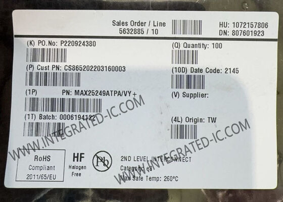 MAX25249ATPA 4 Uscite Mini Power Management IC Chip Integrato per Fotocamera PMIC